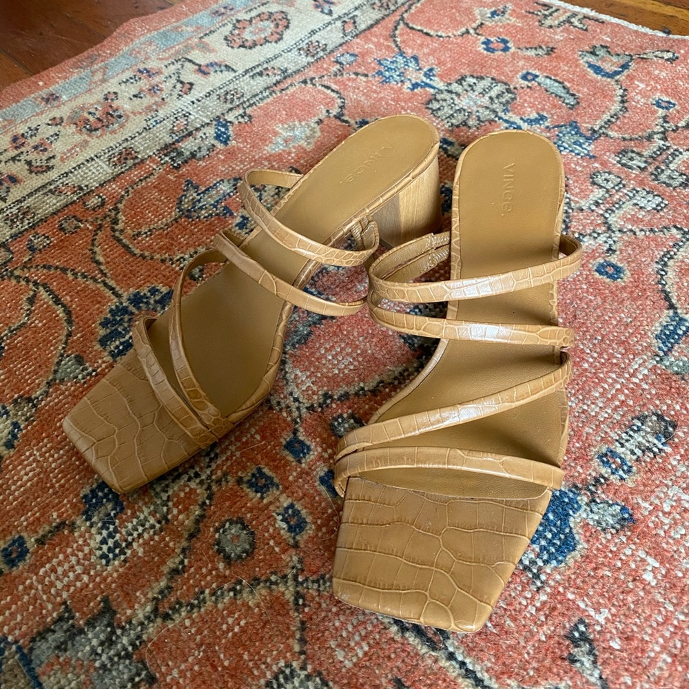Vince healed strappy sandal